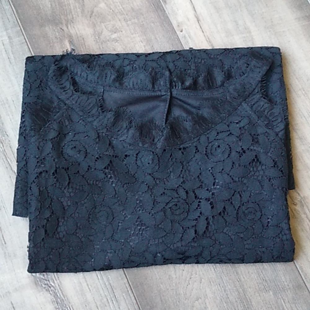 Berryou Black Hallow Out Lace Halter Tank Top 2X - Picture 15 of 15